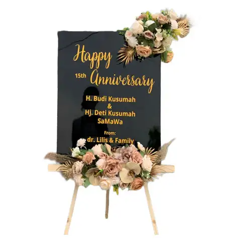 Papan Bunga Akrilik Tungu